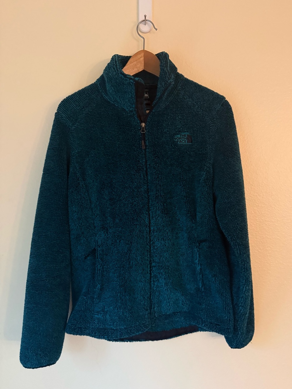The North Face Teal Osito Plush Full-Zip Women's Jacket